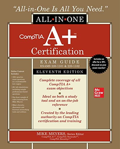 Pre-Owned Comptia A+ Certification All-In-One Exam Guide, Eleventh ...