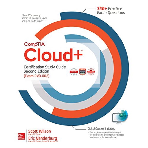 Pre-Owned Comptia Cloud+ Certification Study Guide, Second Edition (Exam Cv0-002) [With CD (Audio)] (Paperback) 1260116611 9781260116618