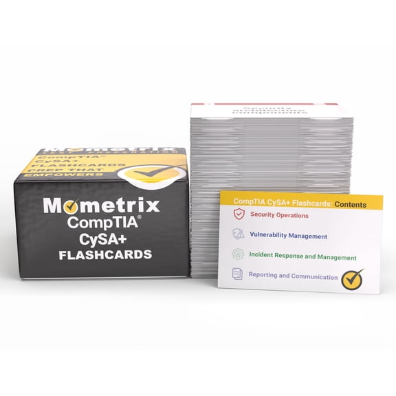 CompTIA CySA+ Study Cards: Exam Prep and Practice for the CompTIA Cybersecurity Analyst V4 Certification [Full Color Cards]