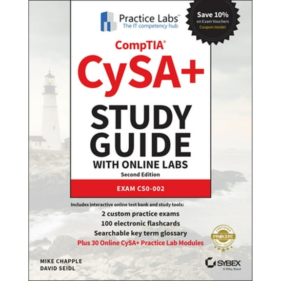 Pre-Owned CompTIA CySA+ Study Guide with Online Labs: Exam CS0-002