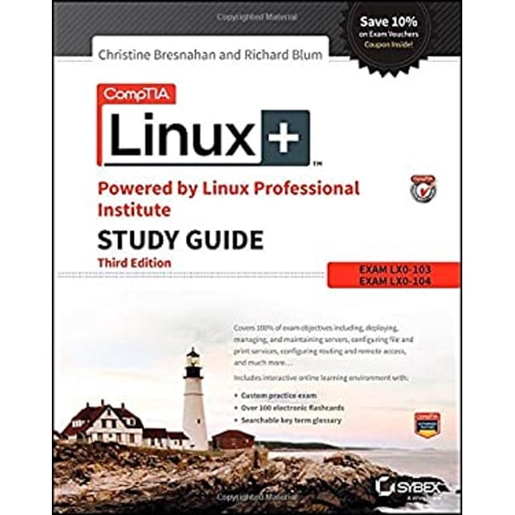 Pre-Owned Comptia Linux+ Powered by Linux Professional Institute Study Guide : Exam Lx0-103 and Exam Lx0-104