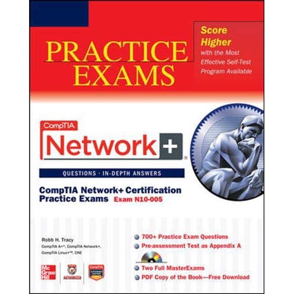 Pre-Owned CompTIA Network+ Certification Practice Exams: (Exam N10-005) [With CDROM] (Paperback) 0071788816 9780071788816