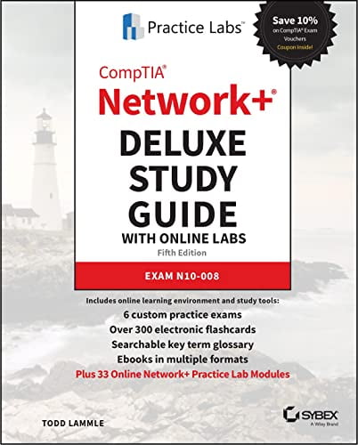 Pre-Owned CompTIA Network+ Deluxe Study Guide with Online Labs: Exam N10-008 Hardcover