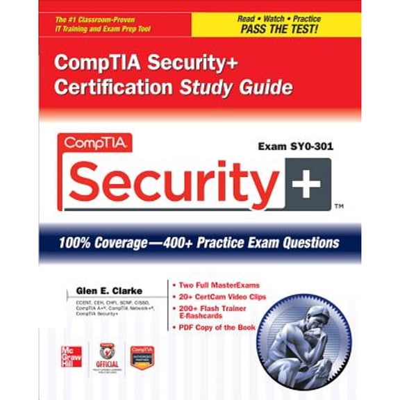 Pre-Owned CompTIA Security+ Certification Study Guide: Exam SY0-301 [With CDROM] (Paperback) 0071771409 9780071771405