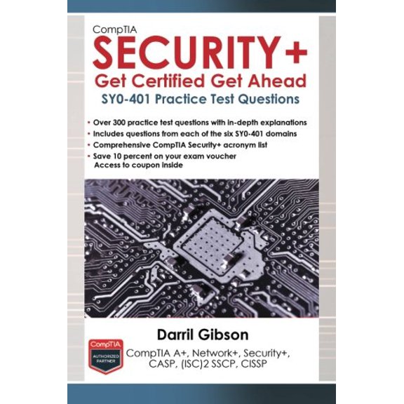 Pre-Owned CompTIA Security+ Get Certified Get Ahead: SY0-401 Practice Test Questions Paperback