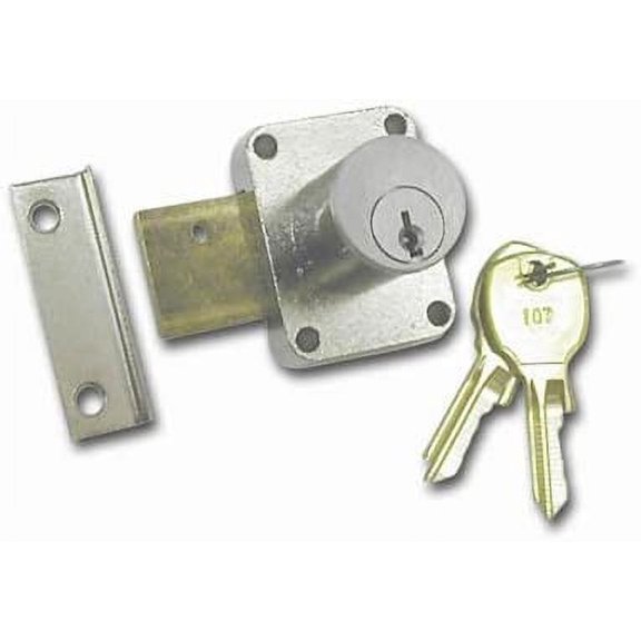 CompX National Pin Tumbler Deadbolt Lock Dull Chrome C8173-26D (1)$$Tools & Hardware Other