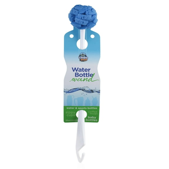 Compac Home 1-Pack Blue Baby Bottle Brush with Long Handle
