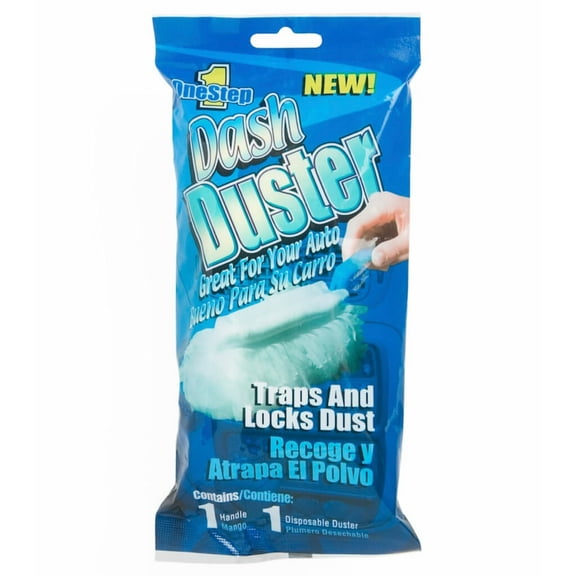 Compac Home Dash Duster, Durable Reusable with Foldable Handle for Car Dashboard, Seats, Vents 1ct