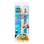 Compac Home Easy-to-Use Plastic Chopsticks, Dishwasher Safe, Great for All Ages, 4 Count