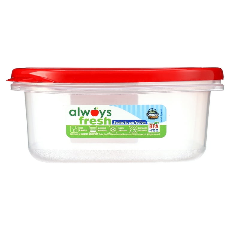 Safe-T-Fresh® 40 oz Clear Hinged Salad/Sandwich Containers - 9 1/8