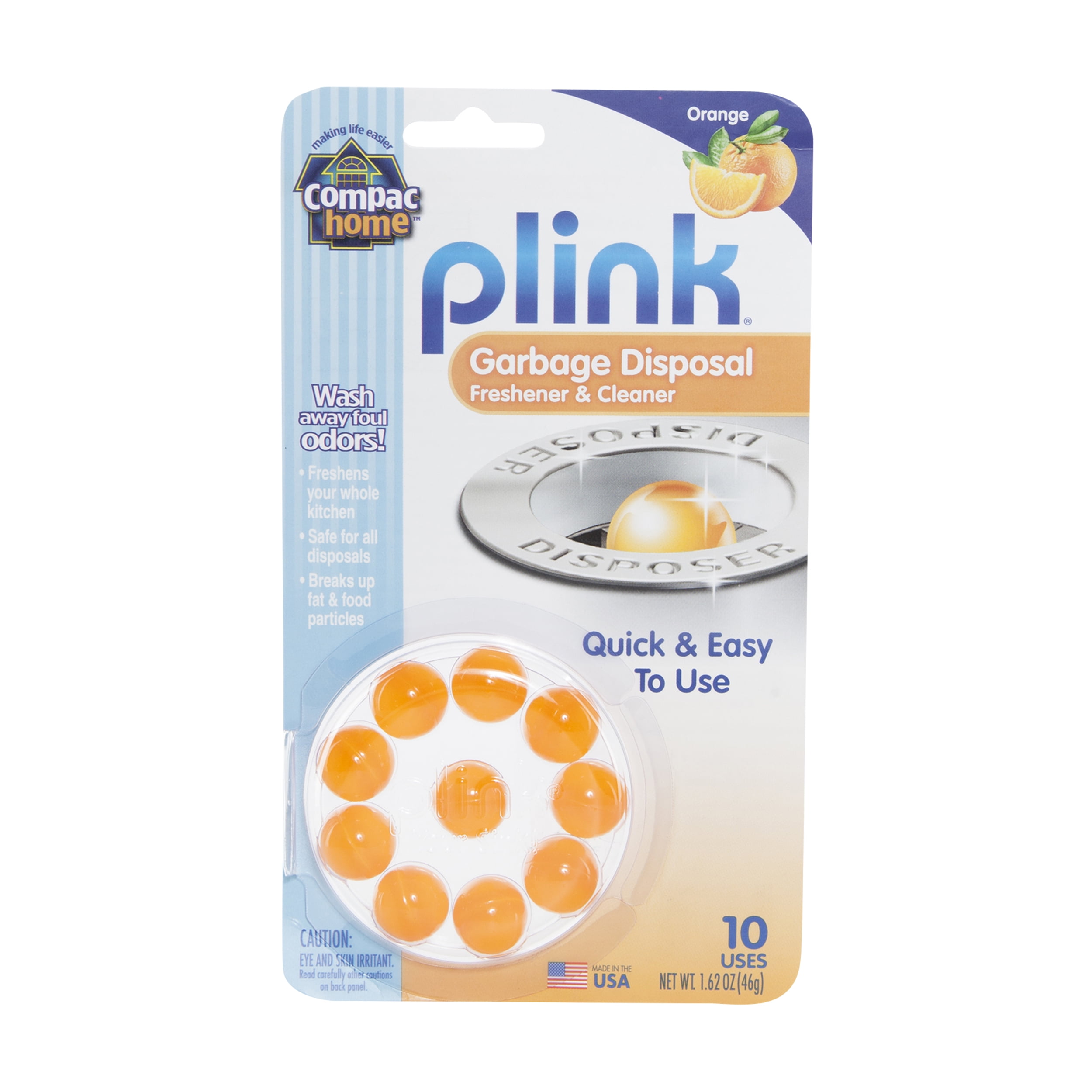 Compac Home Plink Garbage Disposal Cleaner and Deodorizer Tablets