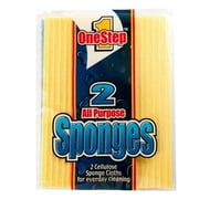 Compac Home Sponge Cloth 24ct, Household Cleaning Cloths & Wipes 12 Packs of 2 Reusable & Disposable