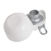 Compac Quik Top Can Cap Locks in Carbonation, Soda Lid Cover, Multi-Function Cap-Coaster-Cup, White, 1 Count