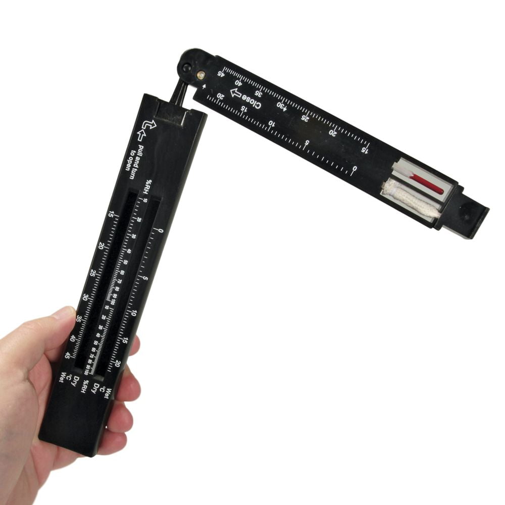 Compackt Sling Psychrometer, Spirit Filled, Range -5 To 50 Degree C