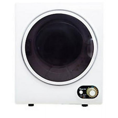 Compact 1.5 Cubic ft Electric Dryer White