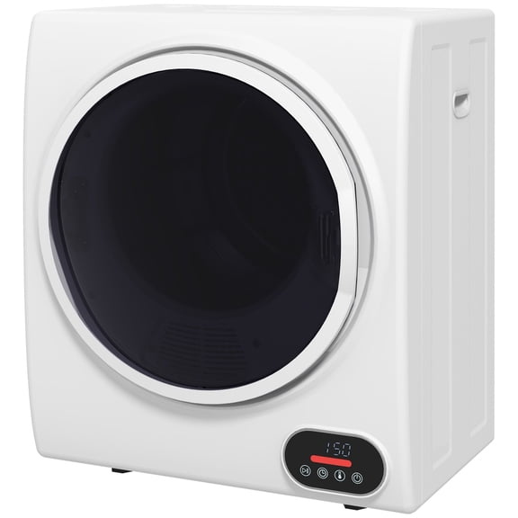 Compact 1.5 cu.ft Portable Dryer, 850W Electric Clothes Dryer for Small Spaces&Apartments in White