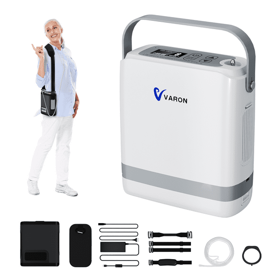 Compact 1-8 Tube Machine W/Accessories Lightweight  Portable 002 ConcentratOR for Travel use (Small Size 3.7lbs) Design Quiet40dB  P81