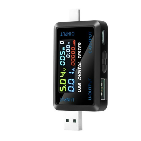 Compact 10 In 1 Usb Tester For Detailed Monitoring Of Charging Performance