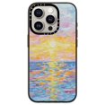 thumbnail image 1 of Compact 15 Pro Case [4 ft. 2X Military Grade Drop Protection/Slim/Lightweight] - Frosted Sunset - Clear Black, 1 of 5