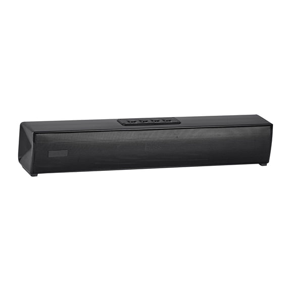 Compact 17" Soundbar for TV,80W 2.0 Channel Bluetooth Speaker System with AUX,Remote,Easy Setup for Home Theater,PC,Projector
