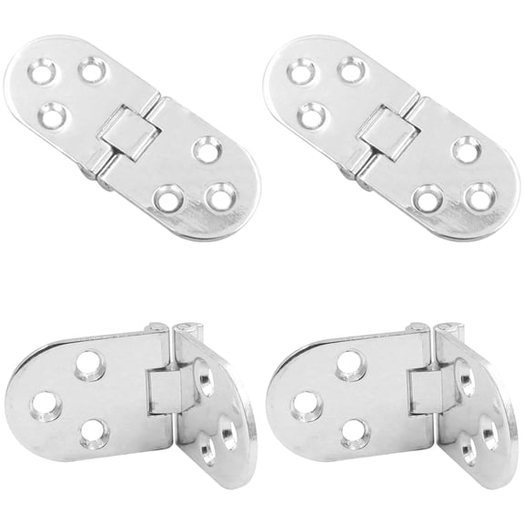 Compact 180 Degree Foldable Hinge Space Efficient Hinges Rustproof Build Smooth Swing For Furniture Applications