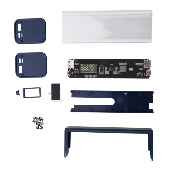 Compact 22.5W Fast Charger Dual USB+PD Ports for Multi-Device Charging on the Go