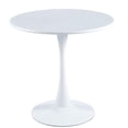 thumbnail image 1 of Compact 24" Round Tulip Coffee Table - Versatile White Design for Kitchen and Coffee, 1 of 7