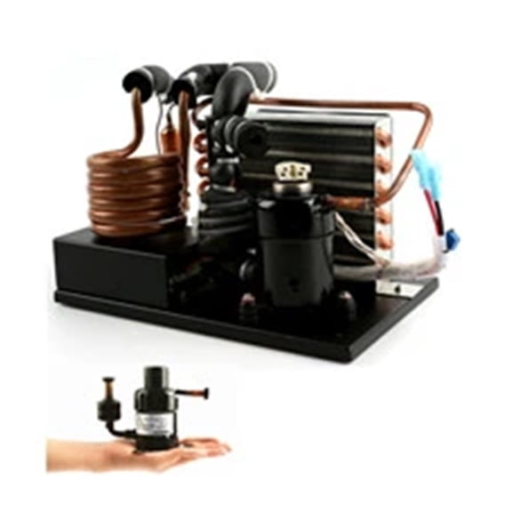 Compact 24V DC Copper Coil Chiller, 200W Cooling Capacity, Portable Refrigeration Unit ,Easy to Install
