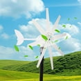 thumbnail image 1 of Compact 24V Home Wind Turbine Kit | IP66 Waterproof w/ Controller for RV, Boat, Street Light Power, 1 of 9