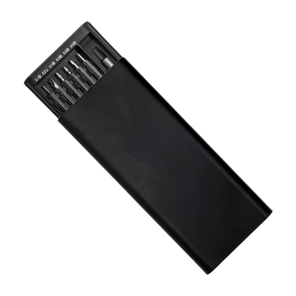 Compact 25 in 1 Screwdriver Tool Set with Ergonomic Aluminum Handle and Box Perfect for Electronics Repair