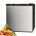 thumbnail image 1 of Compact 3.2 Cu.Ft Mini Fridge With Freezer Retro Black Portable Refrigerator, 1 of 16