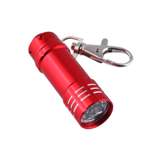 Compact 3 LED Aluminum Flashlight With Keychain Clip Waterproof Torch For Outdoor Camping Hiking Emergencies Use