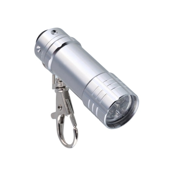 Compact 3 LED Aluminum Flashlight With Keychain Clip Waterproof Torch For Outdoor Camping Hiking Emergencies Use