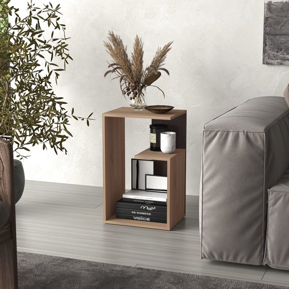 Compact 3-Tier Night Stand / Fits Well in Bedroom Corners