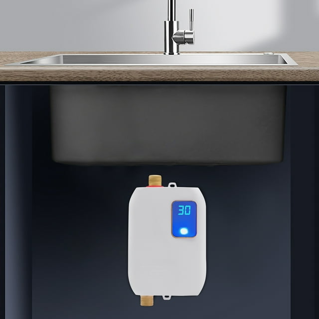 Compact 3000W Instant Water Heater, Mini Water Heater, Quick Heat in ...