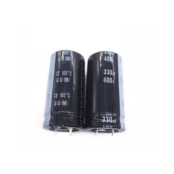 Compact 330F 400V Electrolytic Capacitors Vibrations Resistant 25x50mm For Filter Circuits