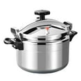 thumbnail image 1 of Compact 3L Aluminum Mini Pressure Cooker for Everyday Cooking Lightweight and Portable Flat-Bottom Pot for Stews Rice Soups and Meat in Family Kitchen, 1 of 7