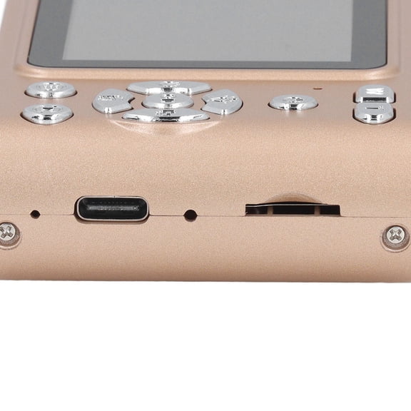 Compact 48MP HD Camera, 2.4" IPS Display, 16x Zoom, Records 4K Video, Perfect For Travel Everyday Photography