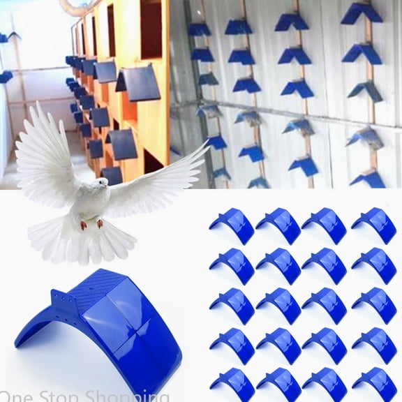 Compact 5/10/ Plastic Pigeon Perch Dove Rest Stand 20PCS, Blue | TYPPKMM