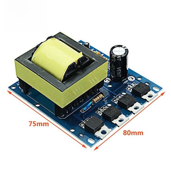 Compact 500W Inverter Module 12V 24V Input 18V 220V 380V Output for Use with For LED and Electronic Equipment