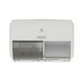 thumbnail image 1 of Compact 56797A Georgia-Pacific Side-By-Side Double Roll Toilet Paper Dispenser, White, 1 of 6