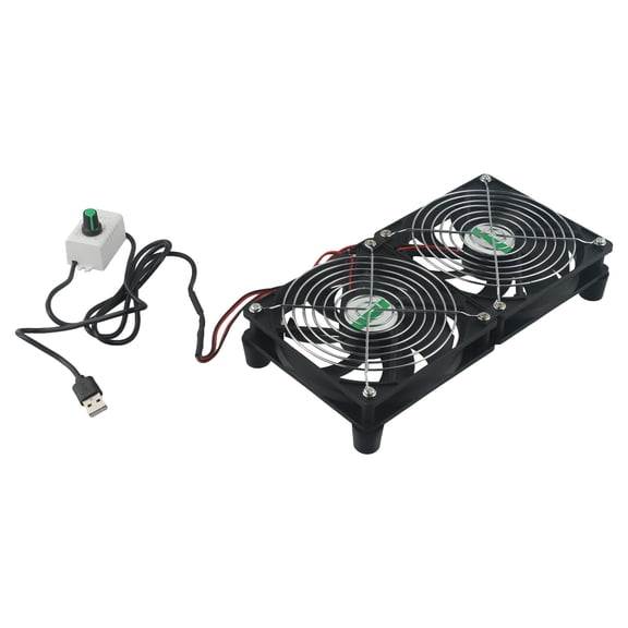 Compact 5V Usb Cooling Fan With 3000 Rpm Speed Control For Electronics,8Cm And 12Cm Usb Cooling Fans With Stepless Speed Regulation Available-12Cm 2 Fan