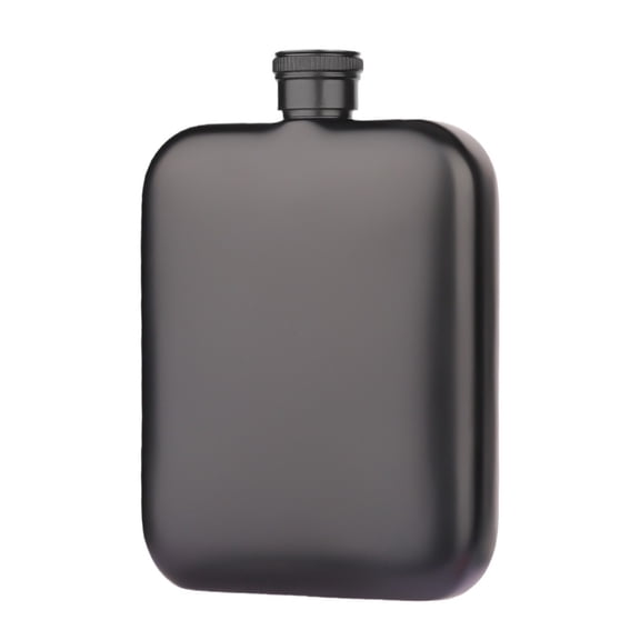Compact 6 Oz Stainless Steel Hip Flask for Whiskey Liquor for Outdoor Use