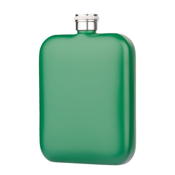 Compact 6 Oz Stainless Steel Hip Flask for Whiskey Liquor for Outdoor Use
