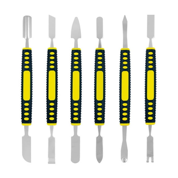 Compact 6 Piece Steel Metal Tool Kit Set for Electronic Devices and Computer