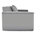 thumbnail image 1 of Compact 63-Inch Corduroy Loveseat Sofa with Pocket Spring Support - Ready-to-Use Modern Couch for Small Spaces in Gray, 1 of 11