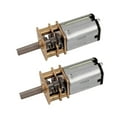 thumbnail image 1 of Compact 6V/12V 100RPM Motor Metal for Small Robot Development Slow Speed Gear Motor, 1 of 8