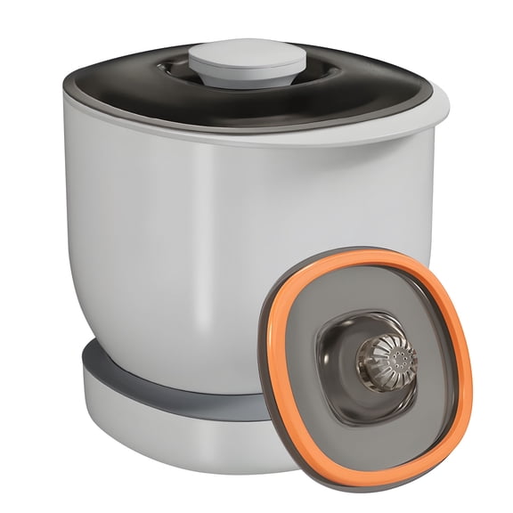 Compact 6kg Rice Storage Box Design Fits Kitchen Gaps Efficient Space Saver Dimensions 23.8x24.7x25cm