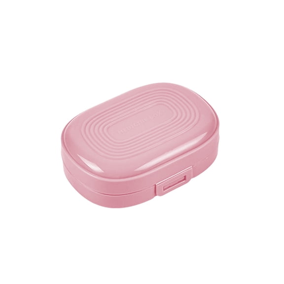 Compact 7 Grid Storage Organizer,Moisture Proof Mini Box,Portable Travel Container,Detachable Compartment Case,Semi Transparent Visible Bin,Small Accessories Keeper,Lightweight Carry Box