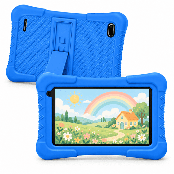 Android Tablet 7-Inch, 3+32 Storage, 1024 x 600 Display, 2600mAh Battery, Android 13 Compact Tablet for Reading, Videos and Everyday Use Blue